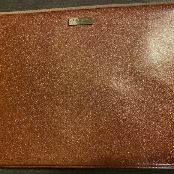 Kate Spade New York Rose Gold Glitter Sleeve for Laptop - Picture 3 of 5